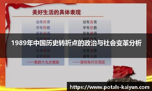 1989年中国历史转折点的政治与社会变革分析